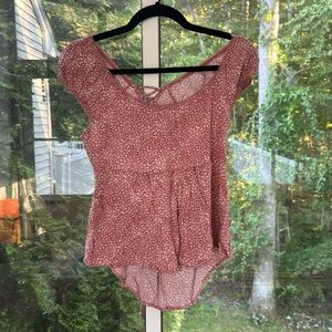 Women’s cheetah print top